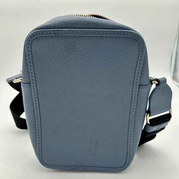 Furla Rea Leather Mini Crossbody BagIn Blu Denim